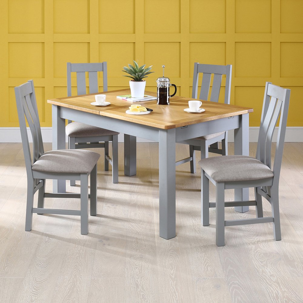 Product of the Week - Manor Grey Painted Dining Table with 4 x Dining