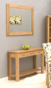 mobel oak mirror