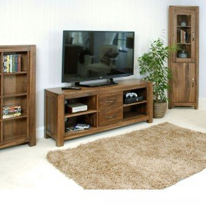 Mayan Walnut Widescreen TV Cabinet