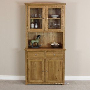 New England glazed dresser - front View