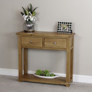 New England  Two Drawer Hall Table