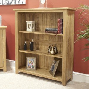 Opus oak small bookcase