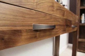 Shiro Walnut Console Table - Drawers