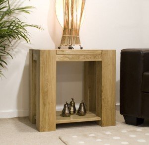 trend oak lamp table