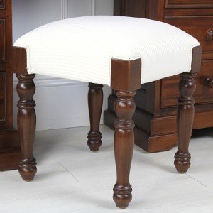 Mahogany dressing table stool