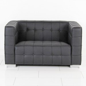 Modern Cubis 2 seater sofa - front