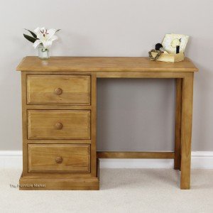 Cheshire Solid Pine Pedestal Dressing Table