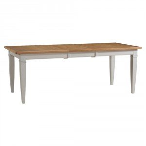 Classic Grey 6 Seater Extending Dining Table