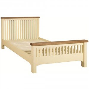 Cottage Cream Painted Double Bed