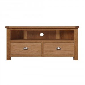 Kent Oak Corner TV Unit - Front