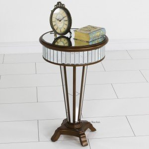 Antique Venetian Mirrored Side Table