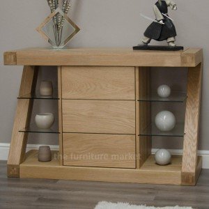 Z Designer Oak Small Sideboard