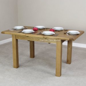 Cheshire Rustic Oak Dining Table