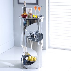 Luxury Modern Stainless Steel Cocktail Bar Stool