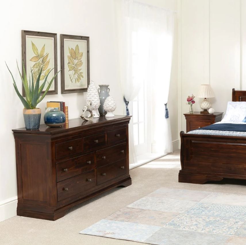 Coordinated bedroom furniture