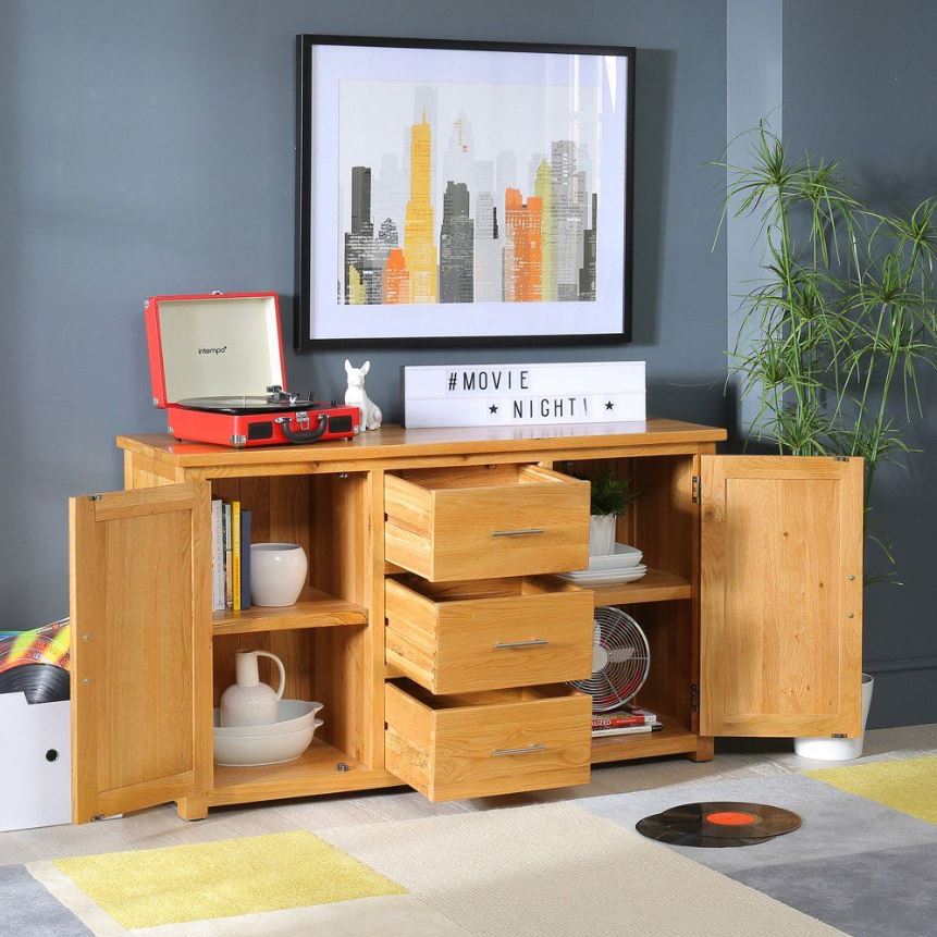 A large sideboard with ample storage