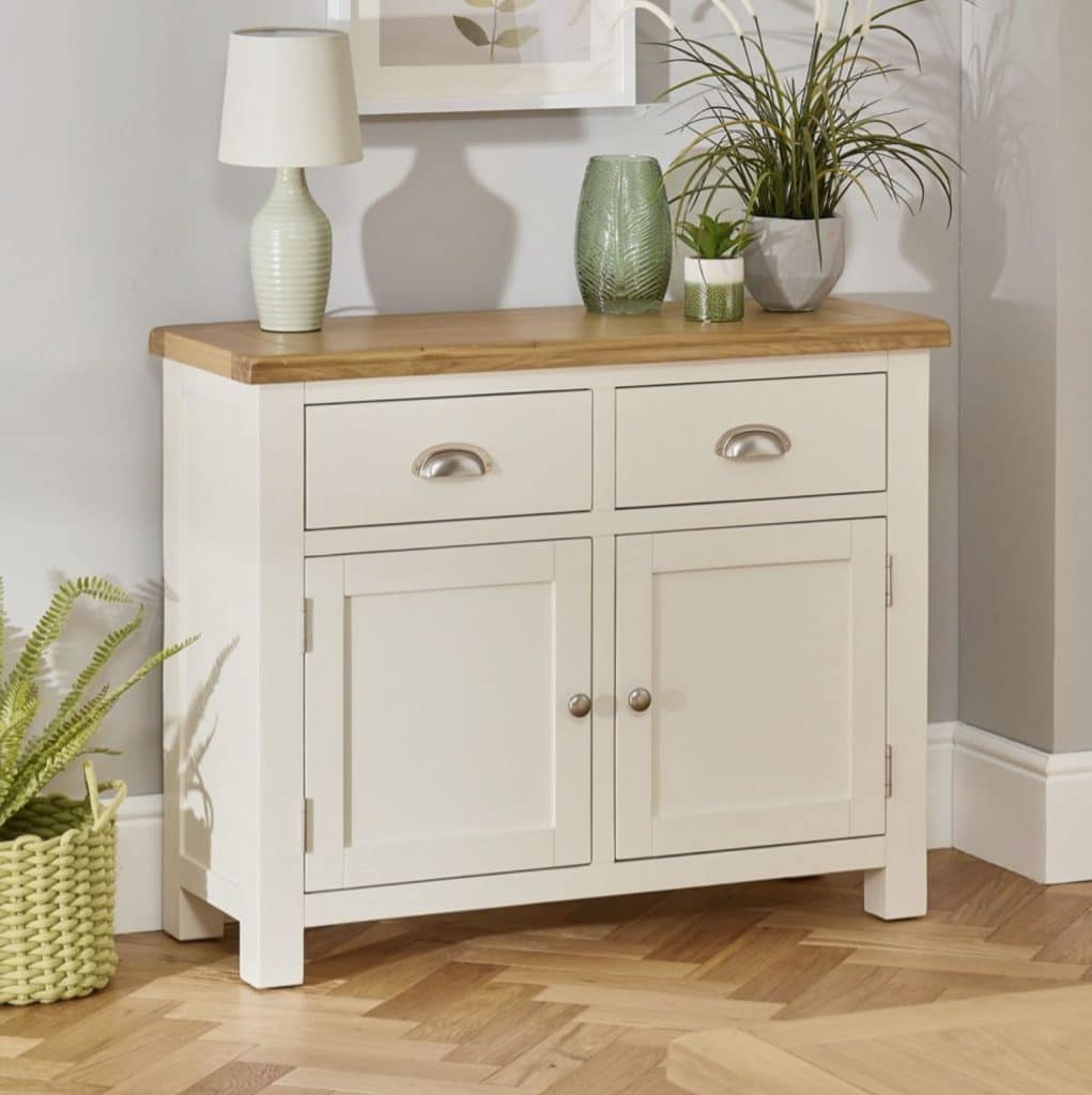 Cotswold Cream Painted 2 Door 2 Drawer Medium Sideboard