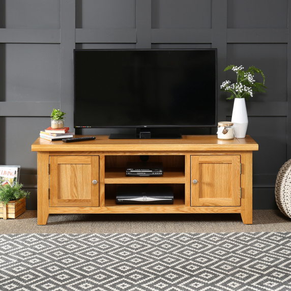 Cheshire Oak Medium TV Unit - Up to 60