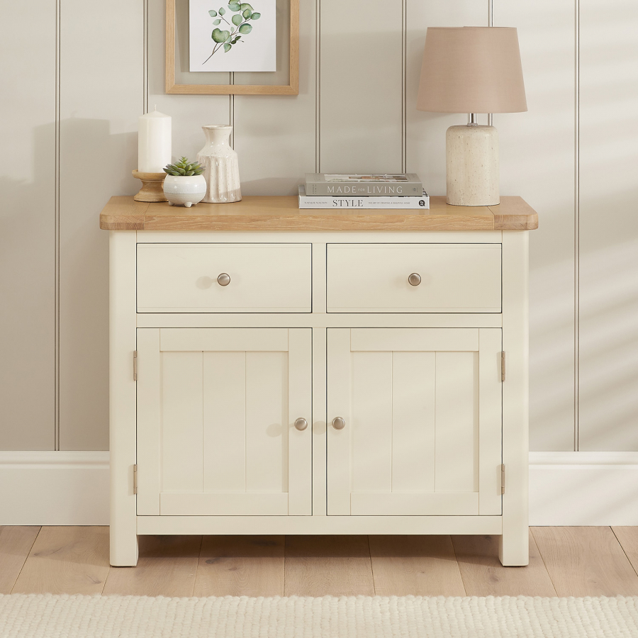 Marbury Cream Painted Medium 2 Door 2 Drawer Sideboard