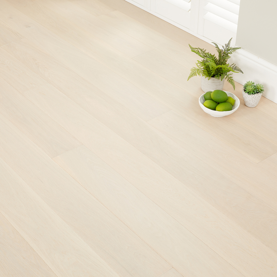 White Oak Plank Engineered Flooring – 14mm Thick x L 1900 x W 150 (2.28m2 pack size)