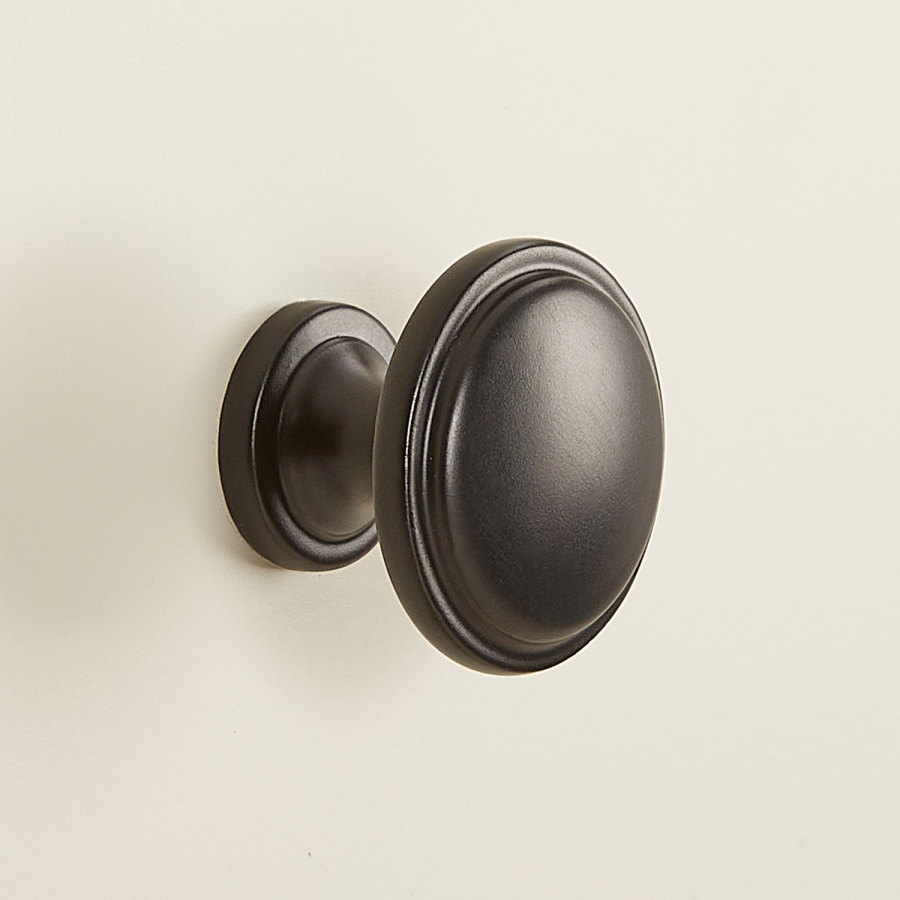 Marbury Black Round Knob Handle