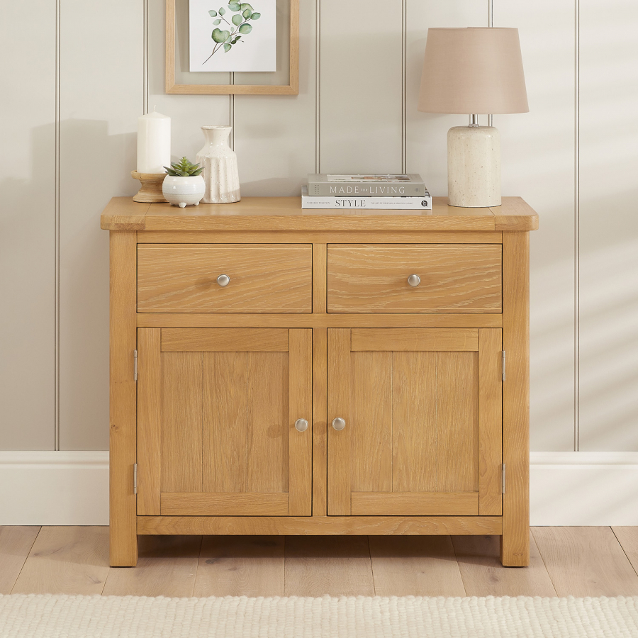 Marbury Oak Medium 2 Door 2 Drawer Sideboard