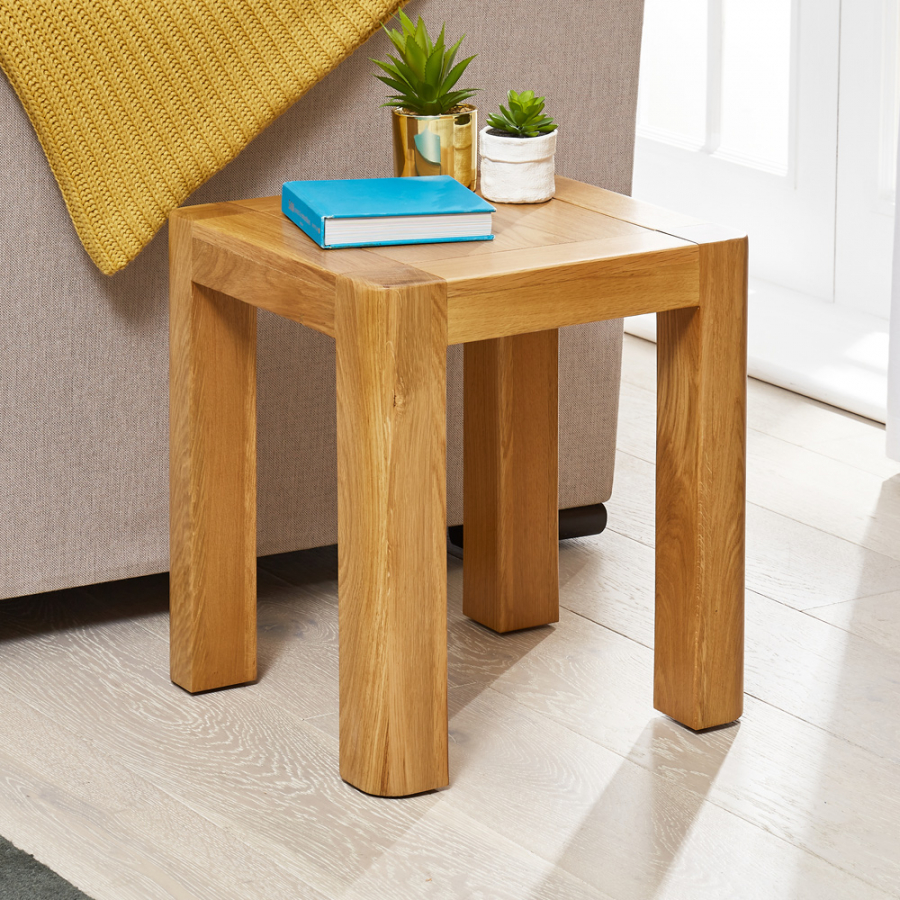 Soho Oak Lamp Side Table