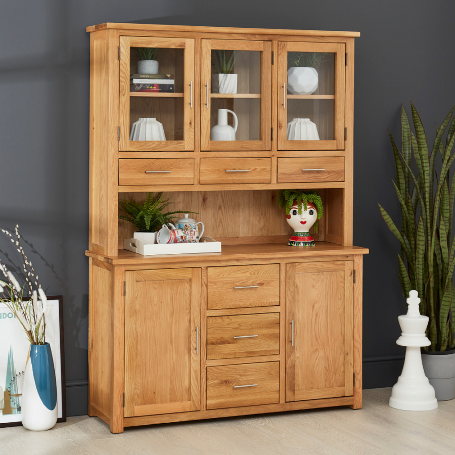 London Oak Large Dresser