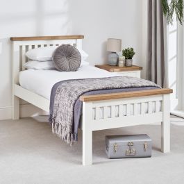 Cheshire White Painted 3ft Single Bed | The Furniture Market