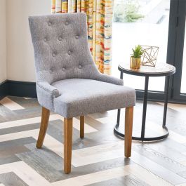 upholstered bucket dining chairs