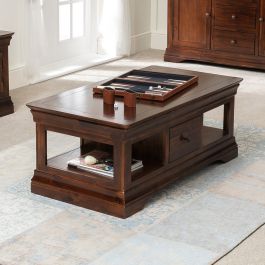 hardwood side table