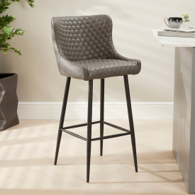 Montreal bar stool on sale tan pu leather