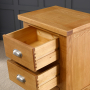 Cheshire Oak 5 Drawer Tallboy Wellington Chest of Drawers