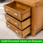 Cheshire Oak 3 Drawer Compact Chest of Drawers