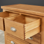 Cheshire Oak 2 over 3 Drawer Chest of Drawers