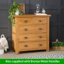 Cheshire Oak 2 over 3 Drawer Chest of Drawers