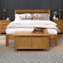 Cheshire Oak Blanket Bedding Storage Box