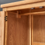 Cheshire Oak Double 2 Door Wardrobe with 2 Drawers