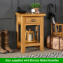 Cheshire Oak 1 Drawer Small Console Telephone Table