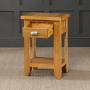 Cheshire Oak 1 Drawer Small Console Telephone Table