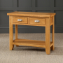 Cheshire Oak 2 Drawer Hall Console Table