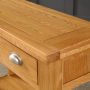 Cheshire Oak 2 Drawer Hall Console Table