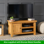 Cheshire Oak Small TV Unit - Up to 45" TV Size