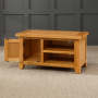 Cheshire Oak Small TV Unit - Up to 45" TV Size