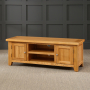 Cheshire Oak Medium TV Unit - Up to 60" TV Size