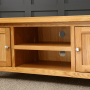 Cheshire Oak Medium TV Unit - Up to 60" TV Size