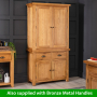 Cheshire Oak Double Kitchen Larder Pantry Cupboard