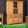 Cheshire Oak Triple Kitchen Larder Pantry Cupboard