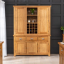 Cheshire Oak Triple Kitchen Larder Pantry Cupboard