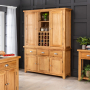 Cheshire Oak Triple Kitchen Larder Pantry Cupboard